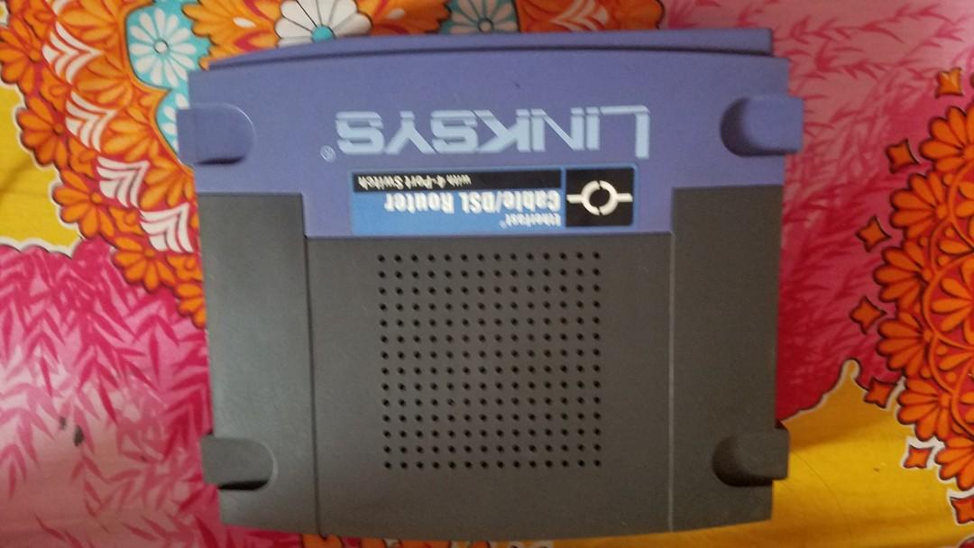 Etherfast Cable/ DSL Router with 4- Port Switch Linksys (Category: Networking) located in Mandaluyong City. Submitted by nina70 (Listing ID 1006051337, Image 2). Description: Used Cable Router.