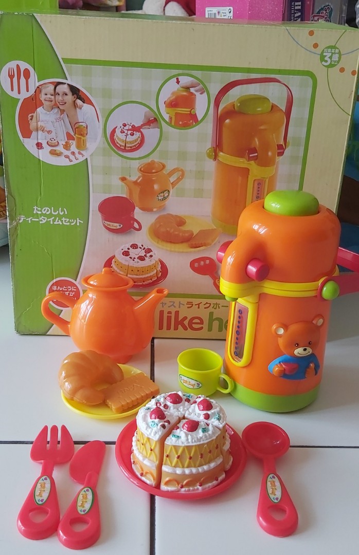 EUC Just like home Tea Set Babies Kids Infant Playtime on Carousell