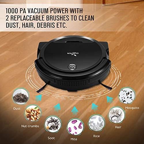 Euleven 3in1 Floor Robotic Vacuum with Smart Mopping Cleaner, TV