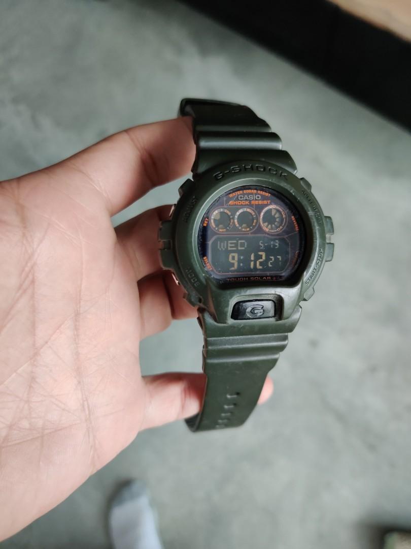 G shock dark top green