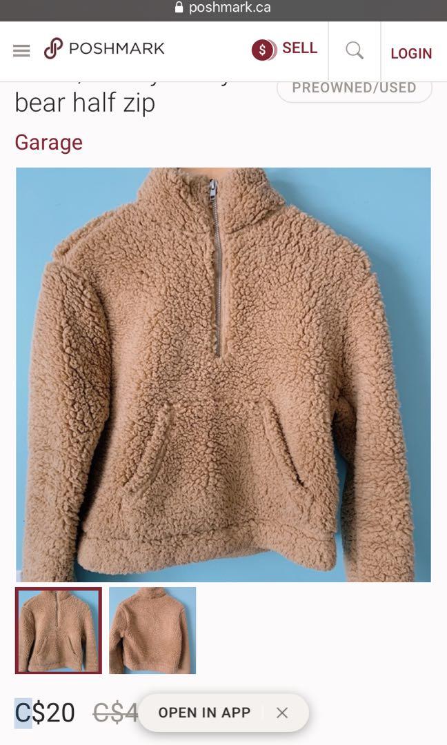 teddy sweater garage