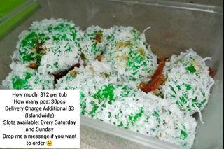 Homemade Ondeh-Ondeh