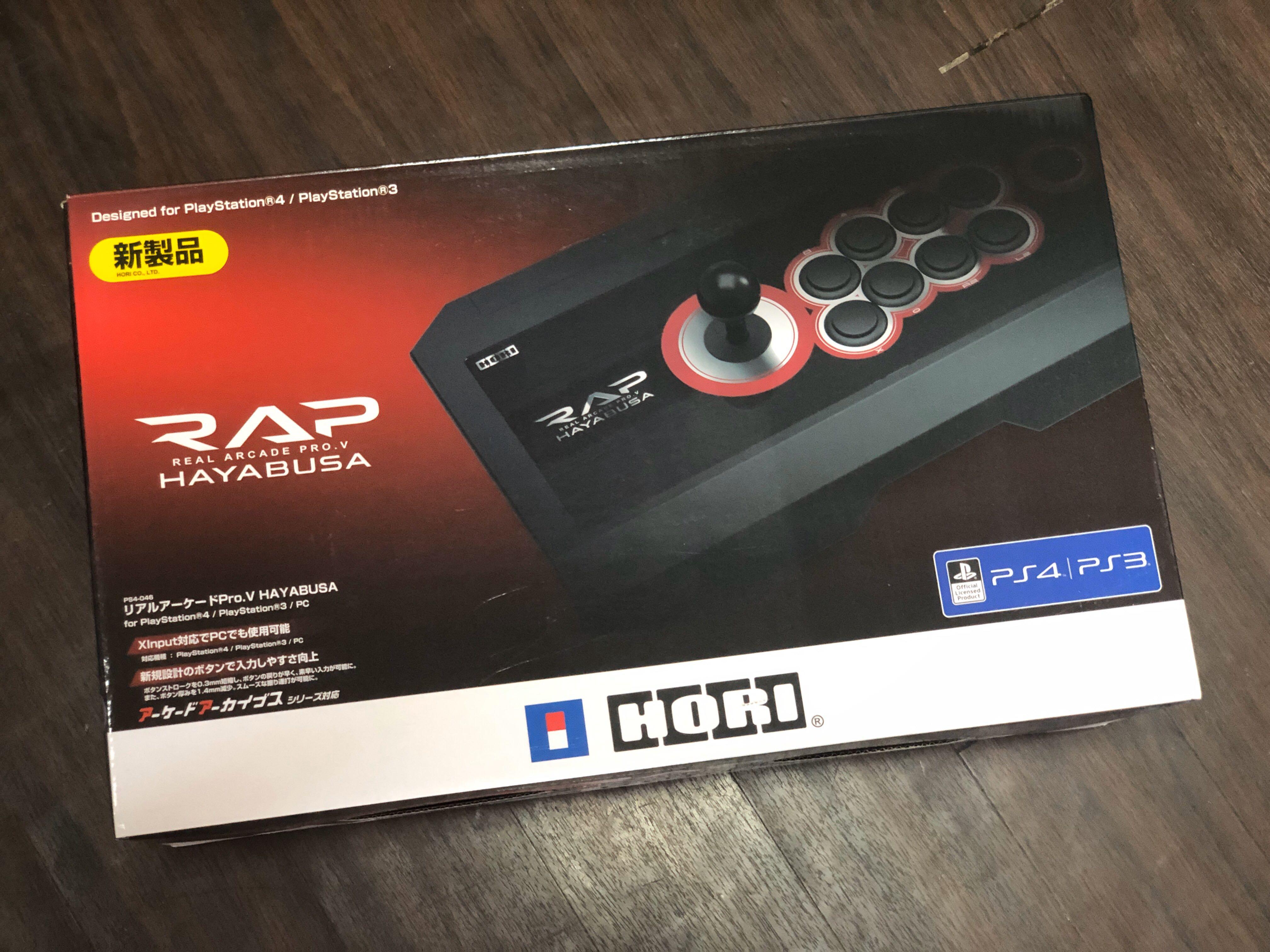 HORI Real Arcade Pro. V RAP HAYABUSA 紅隼街機大掣ps4 ps3 手掣99%新