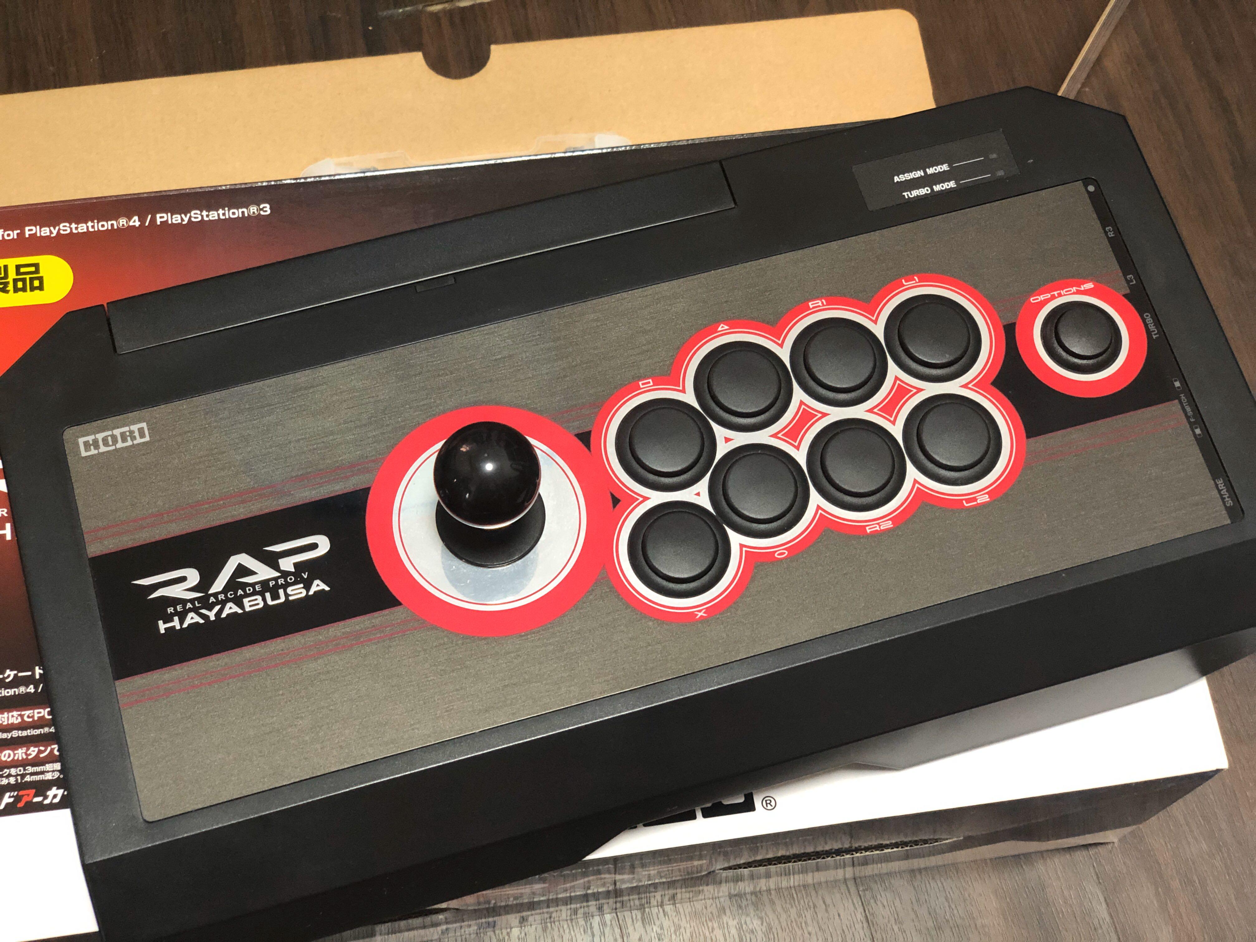 HORI Real Arcade Pro. V RAP HAYABUSA 紅隼街機大掣ps4 ps3 手掣99%新