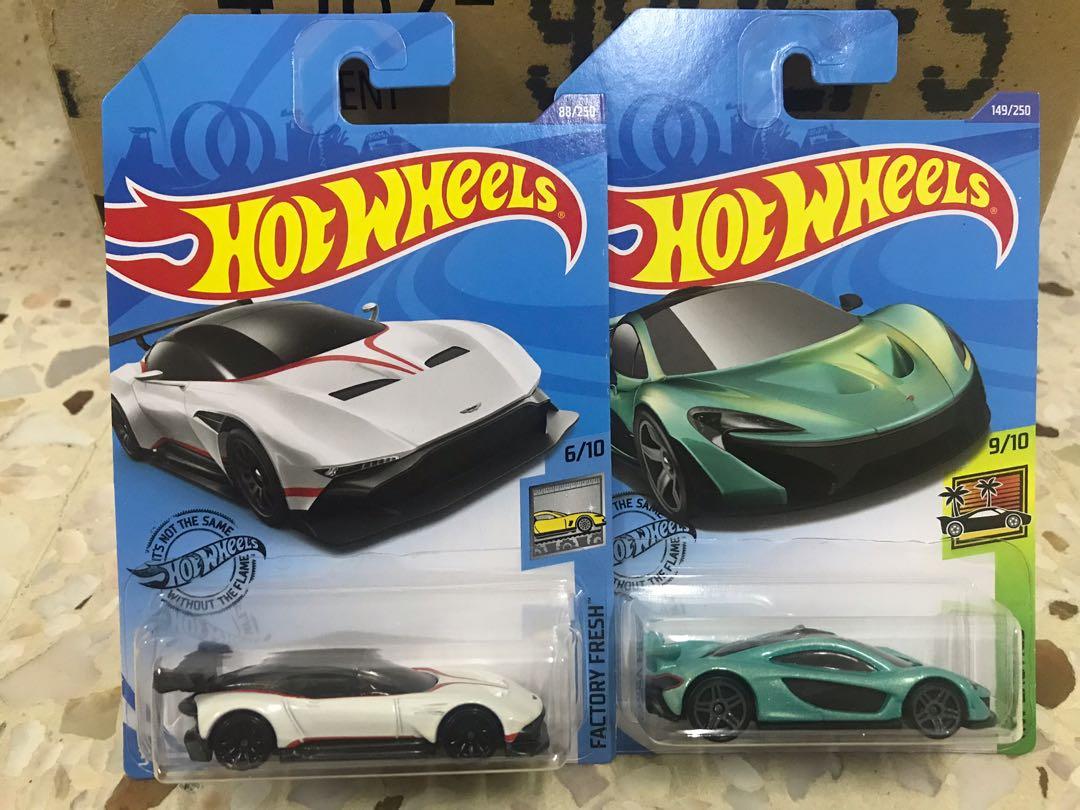 Hotwheels Aston Martin Vulcan Mclaren P1 Toys Games Diecast