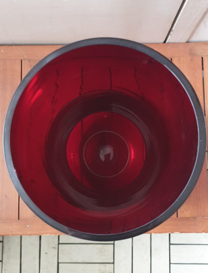 Ikea red vase, Furniture & Home Living, Home Decor, Vases & Decorative