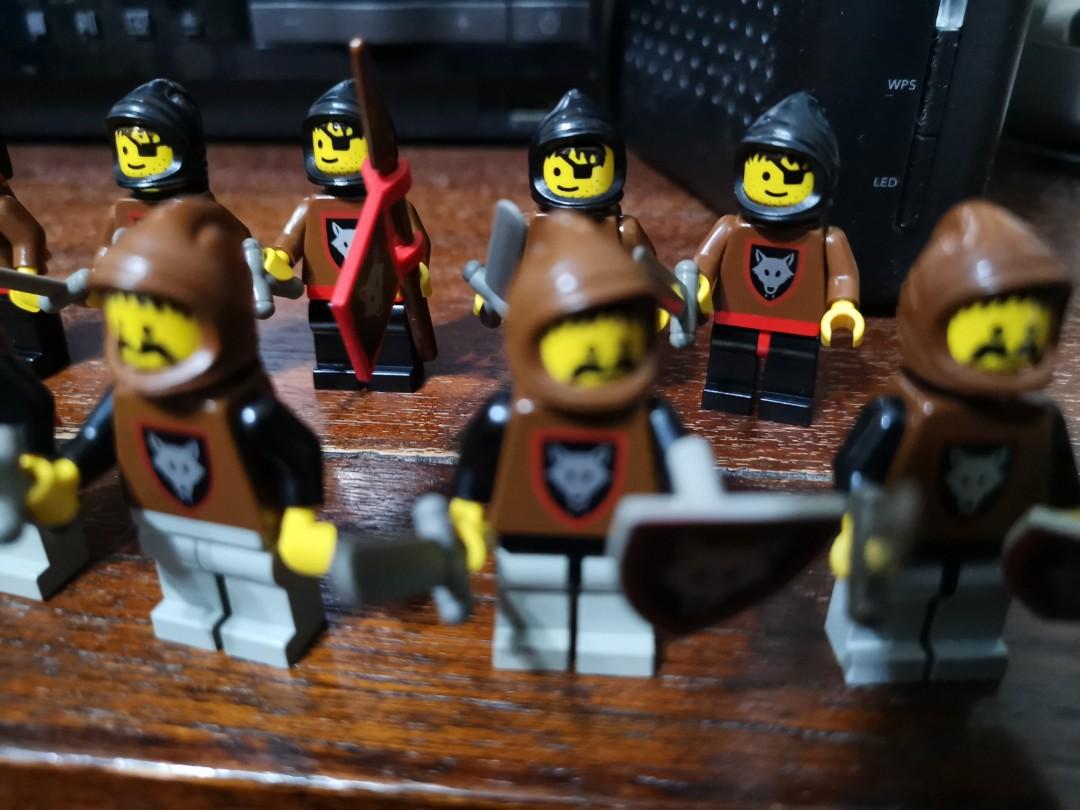 Lego Minifigs Castle Knights Wolf Clan Hobbies Toys Toys