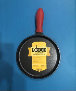 Lodge Cast Iron Griddle 10.5 inches and Hot Handle Holder