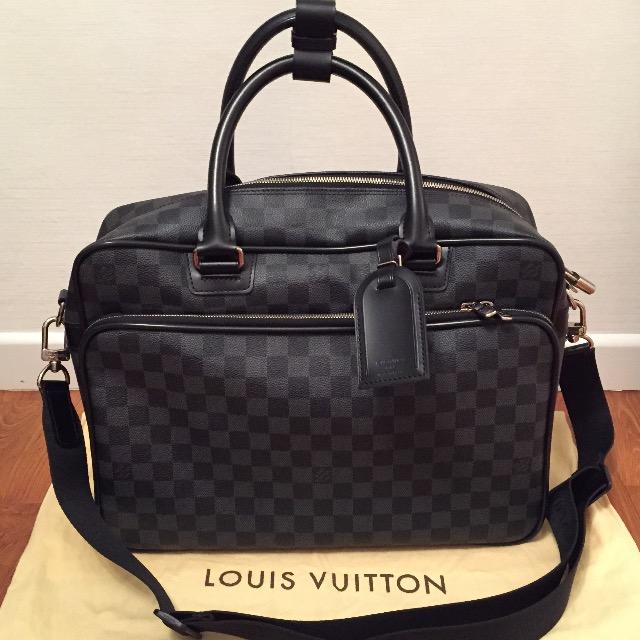 Replica Louis Vuitton N23252 Icare Briefcase Damier Ebene Canvas