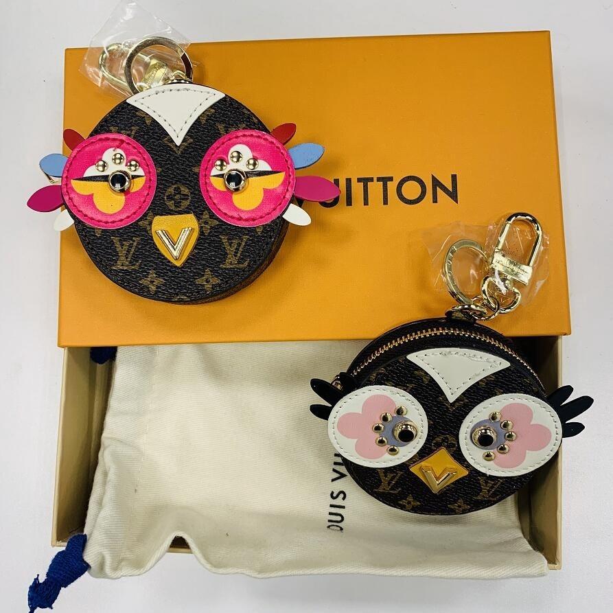 New Louis Vuitton Owl Keychain Bag Charm in Box at 1stDibs