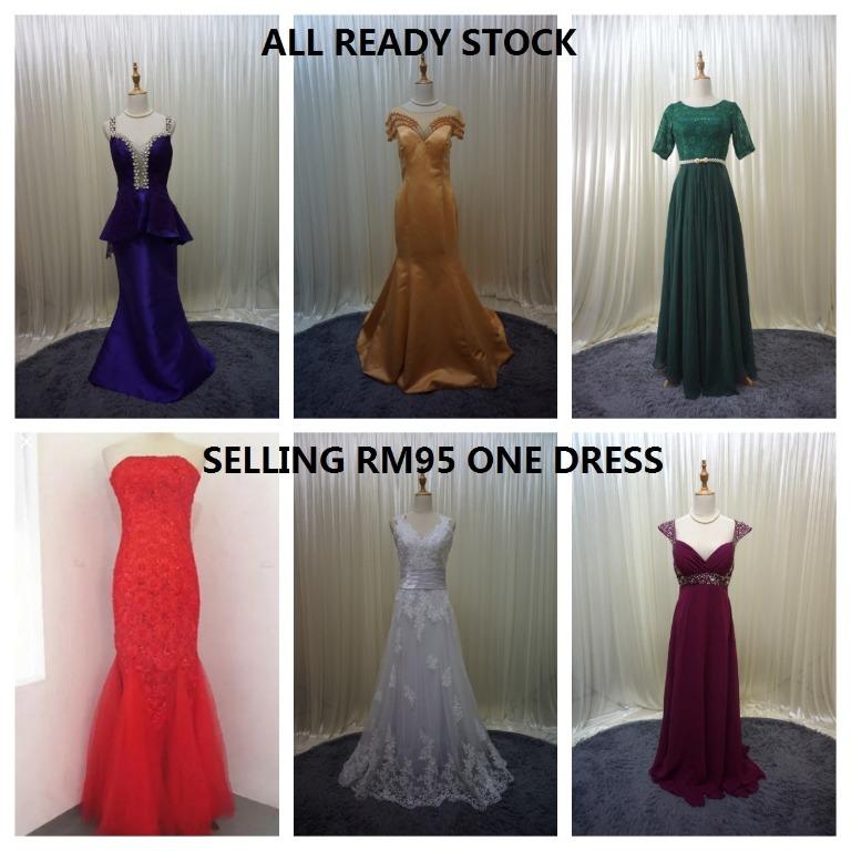 sale stock long dress