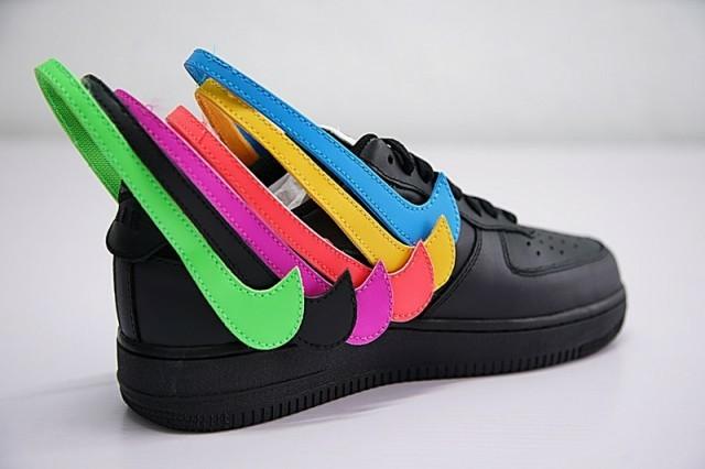 Nike air force hotsell 1 black rainbow