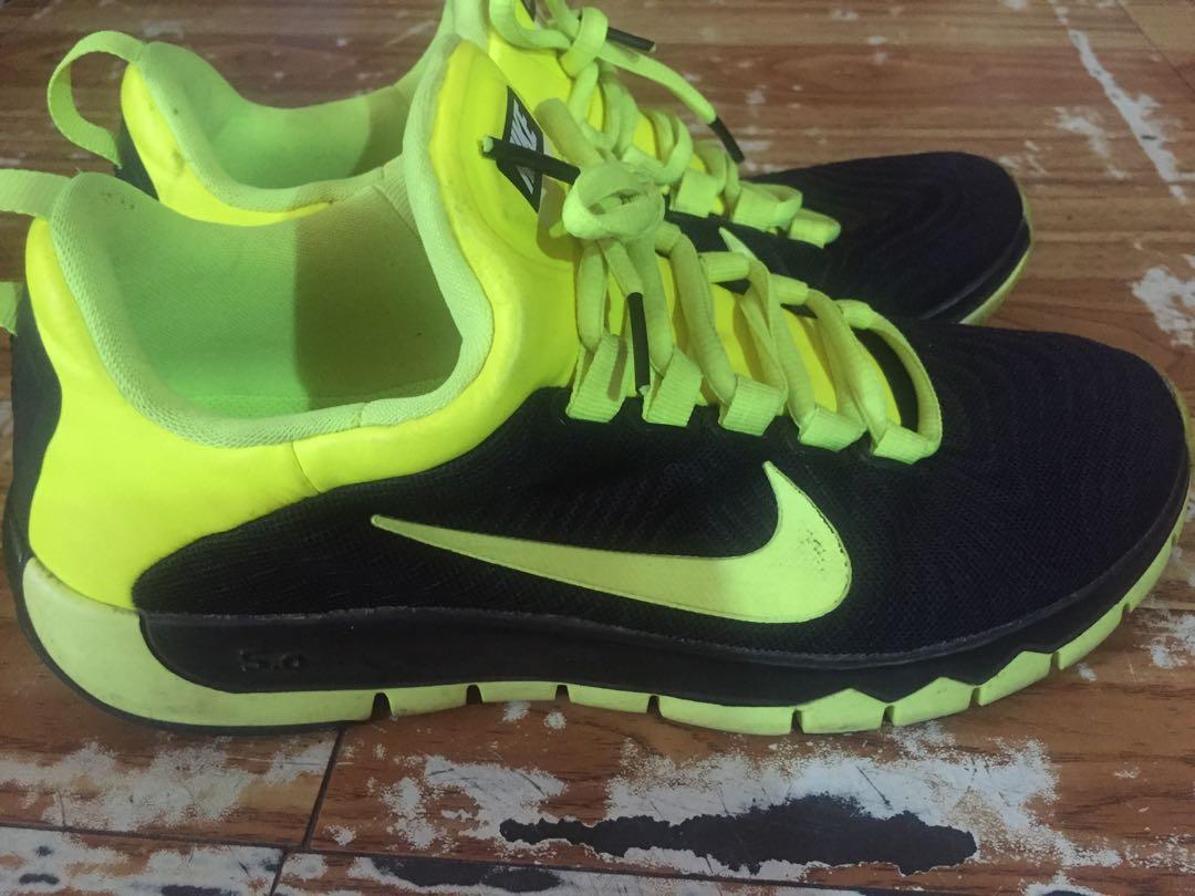 Nike Free Trainer 5 0 Black Volt Men S Fashion Footwear Sneakers On Carousell