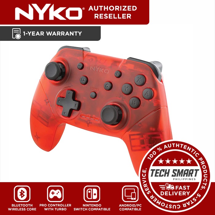 Nyko Wireless Core Controller Bluetooth Pro Controller Alternative With Turbo And Android Pc Compatibility For Nintendo Switch Video Gaming Video Game Consoles Others On Carousell