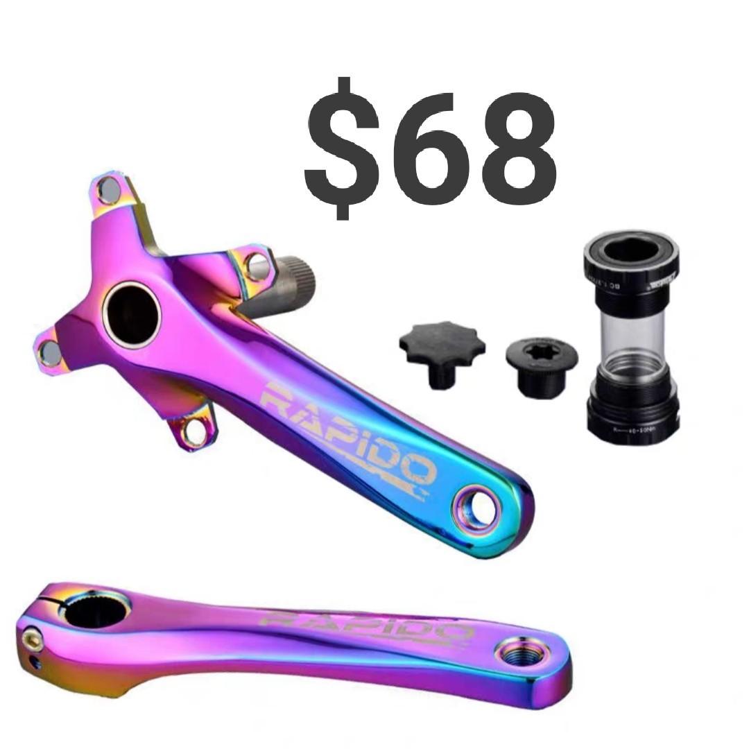 Oil Slick Crankset RAPIDO come will Bottom Bracket and single disc 32