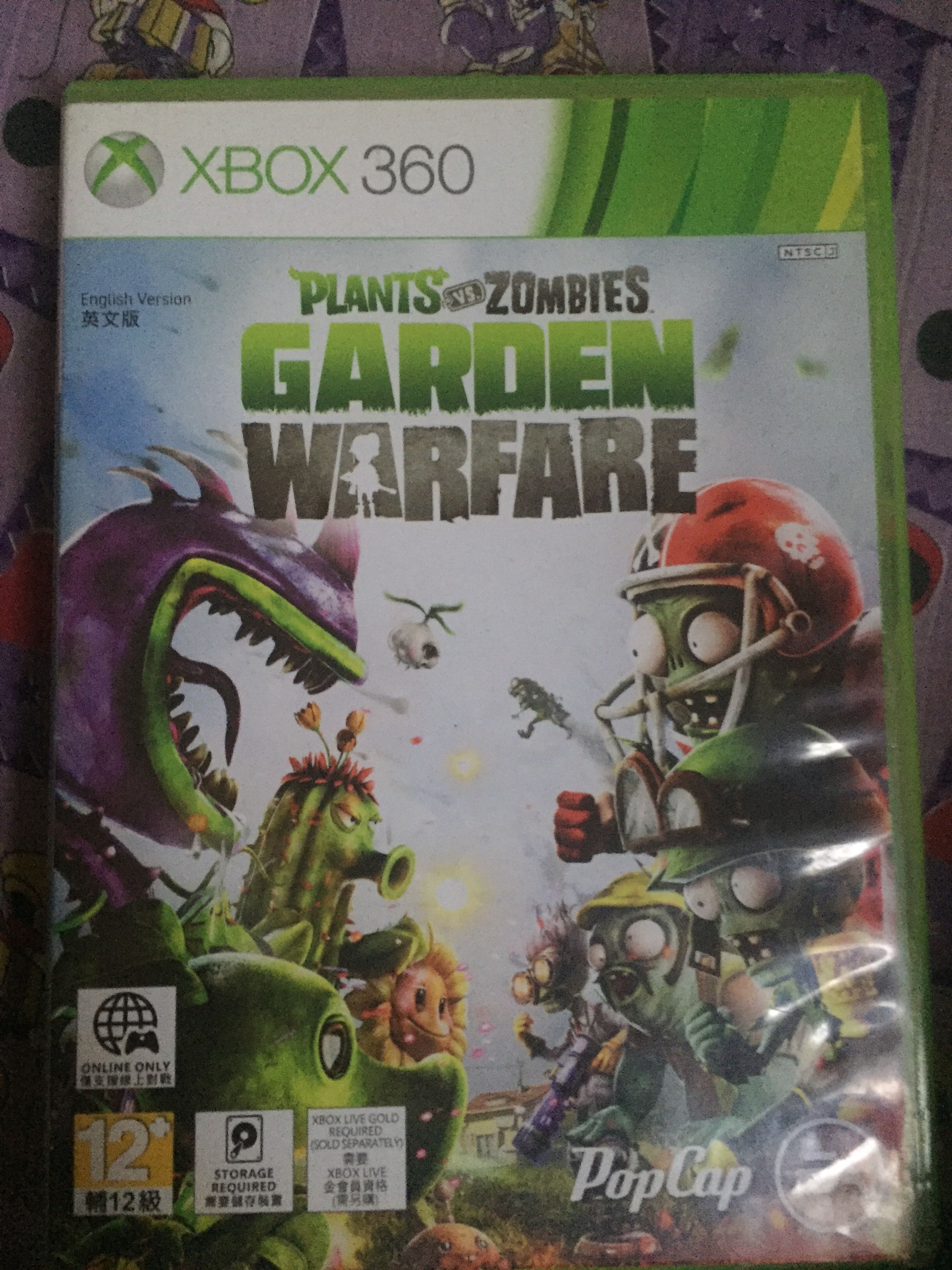 Xbox 360 games Plants vs zombies Garden Warfare, Video Gaming, Video Games,  Xbox on Carousell