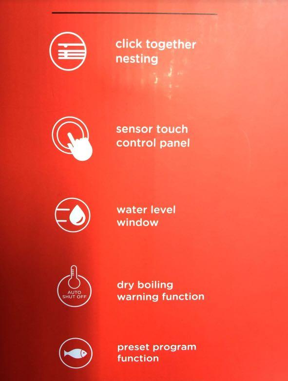 Pyrex Digital Food Steamer, 傢俬＆家居, 廚具和餐具, 食物整理及儲存 Carousell