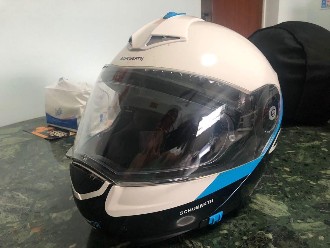 Schuberth c3 pro gravity helmet top