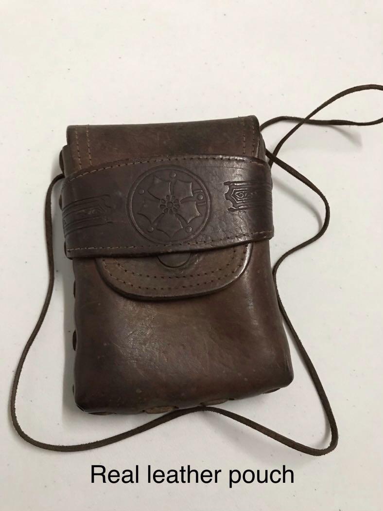 small leather sling bag