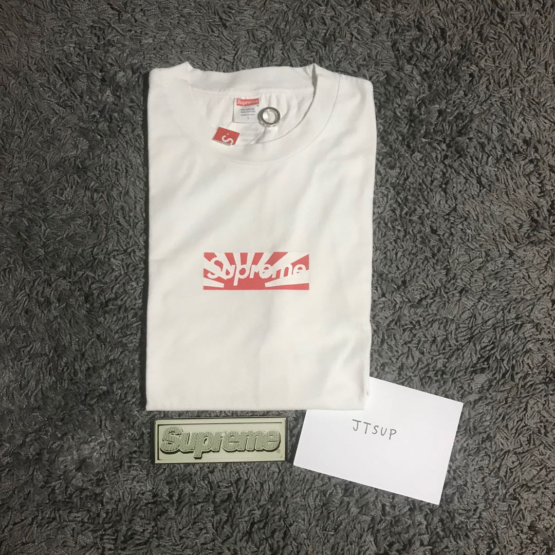 Supreme Japan Relief Box Logo 2011 Men S Fashion Clothes Tops On Carousell