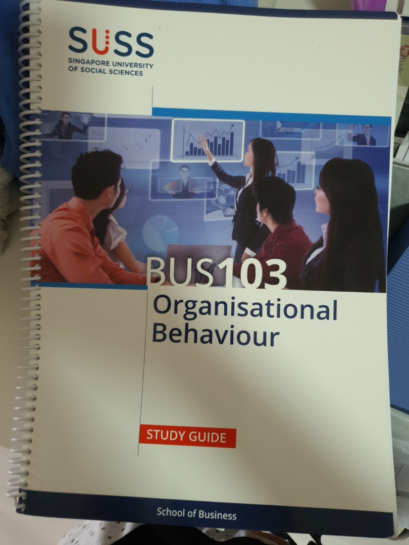 Suss Bus103 Organisational Behaviour Hobbies Toys Books Magazines Assessment Books On Carousell