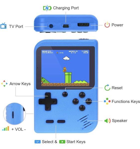 TAPDRA Handheld Game Console blue Everything Else on Carousell