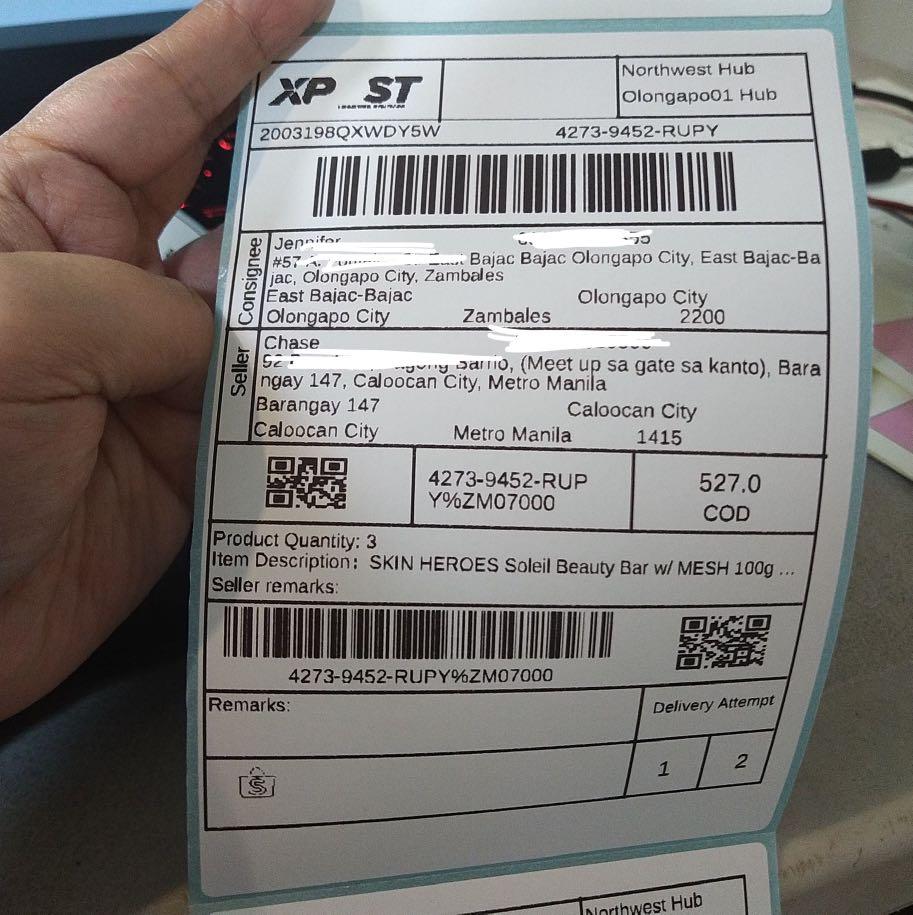 Thermal Printer Gprinter 1234D + Free Thermal Sticker (Category: Printers, Scanners & Copiers) located in Manila. Submitted by monte6 (Listing ID 1006051298, Image 3). Description: Selling Thermal Printer GPrinter 1324D - free 1 roll thermal sticker - easy print your parcel details for your online shop - no ink needed. You only need to buy the thermal sticker 320 pesos add-on - pick up or grab/lalamove.