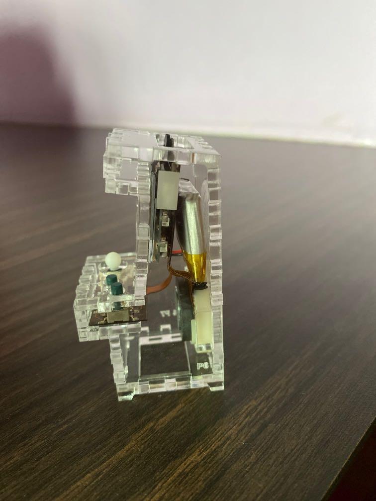 Tiny Arcade (Category: Interactive Toys) located in Singapore. Submitted by nutttttttt (Listing ID 1006034525, Image 2). Description: Tiny arcade from Kickstarter. Battery can be charged using usb. For more information: https://www.kickstarter.com/projects/kenburns/tiny-arcade-a-retro-tiny-playable-game-cabinet.