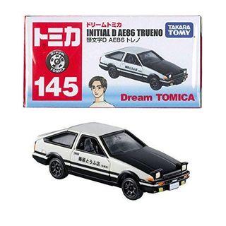 Japan Takara Tomy Dream Tomica 145 Initial D Toyota AE86 Trueno Toy Car FS 