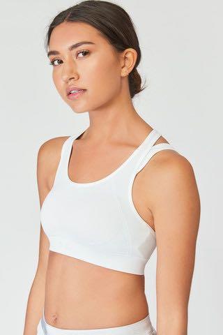 Under armour brand new white sports bra