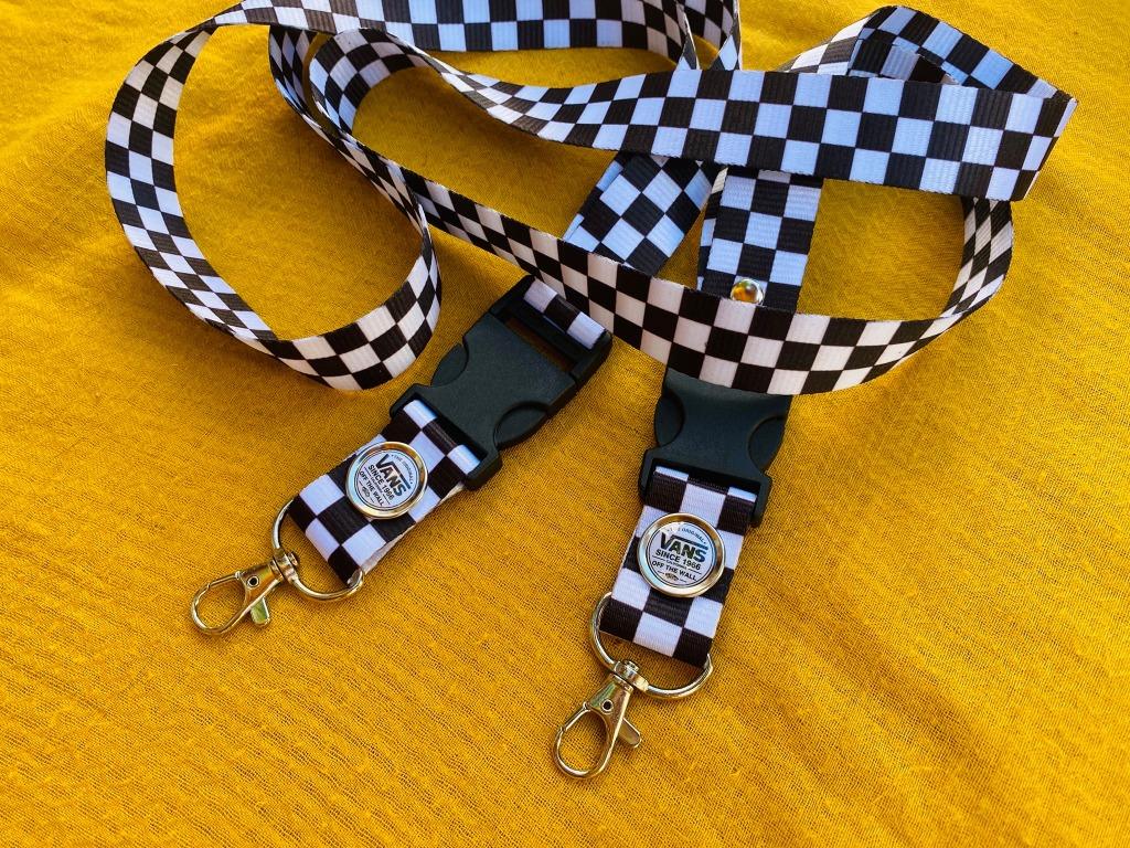 Yellow outlet vans lanyard