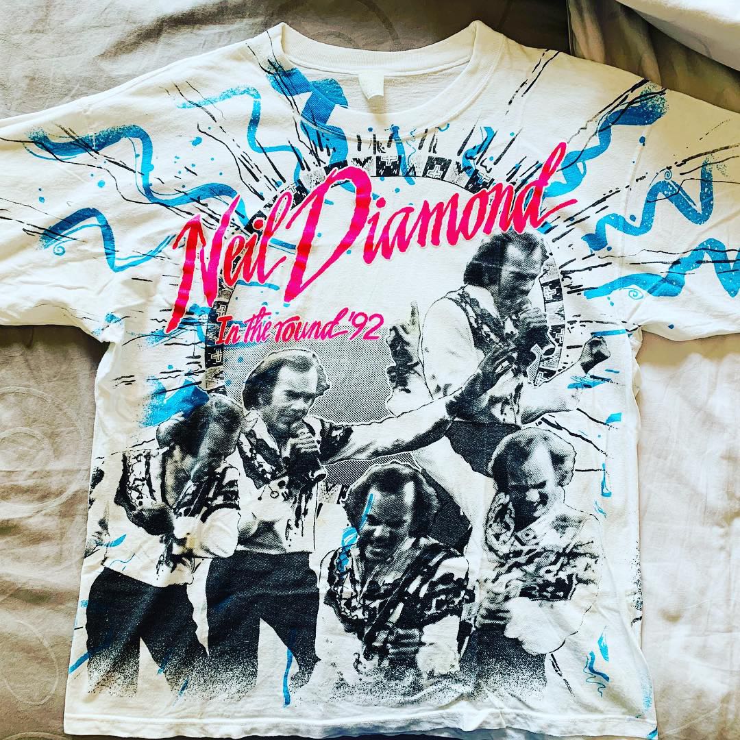 neil diamond vintage t shirt