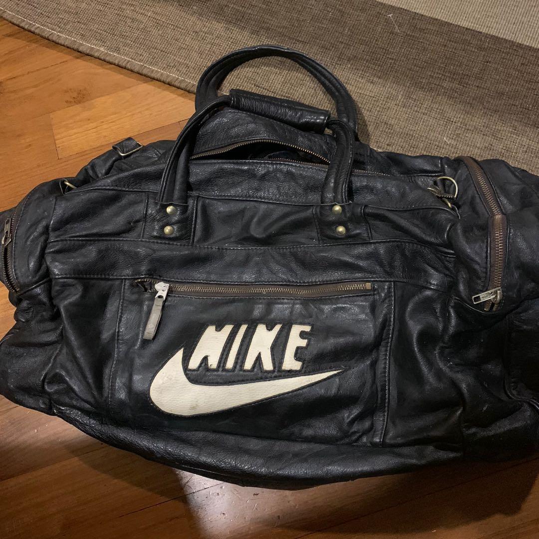 leather nike bag