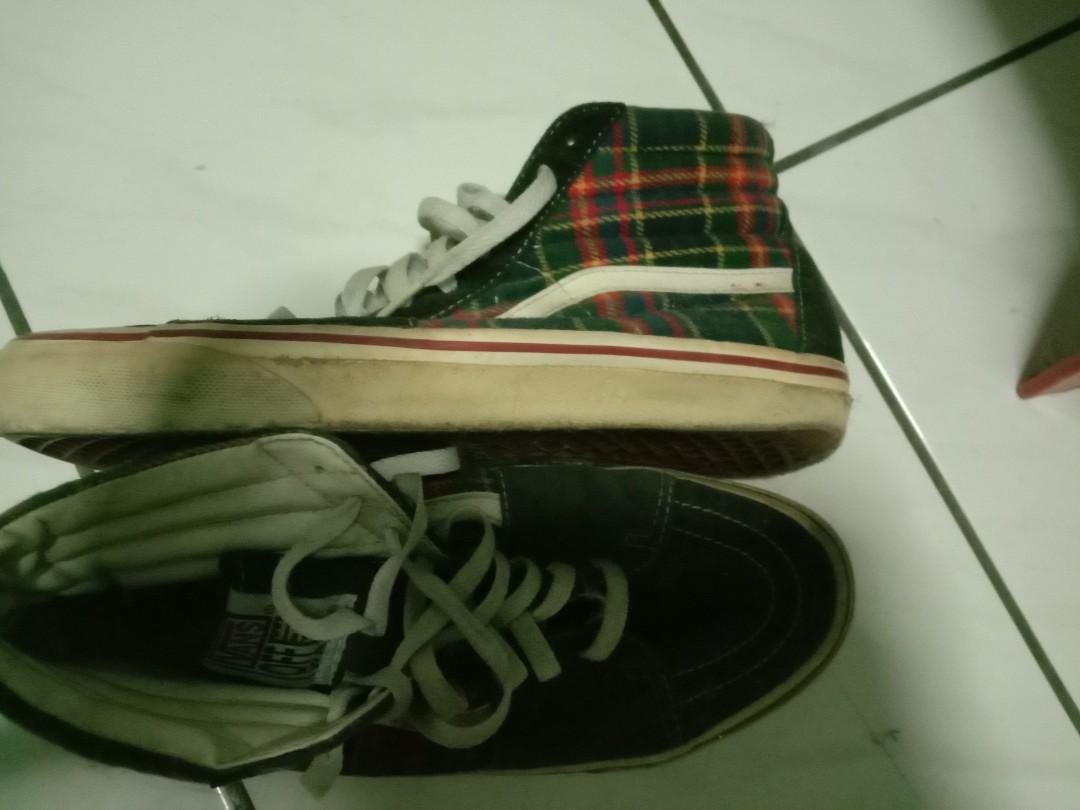 Vintage Vans converse Selvedge jeans, Men's Fashion, Footwear, Sneakers