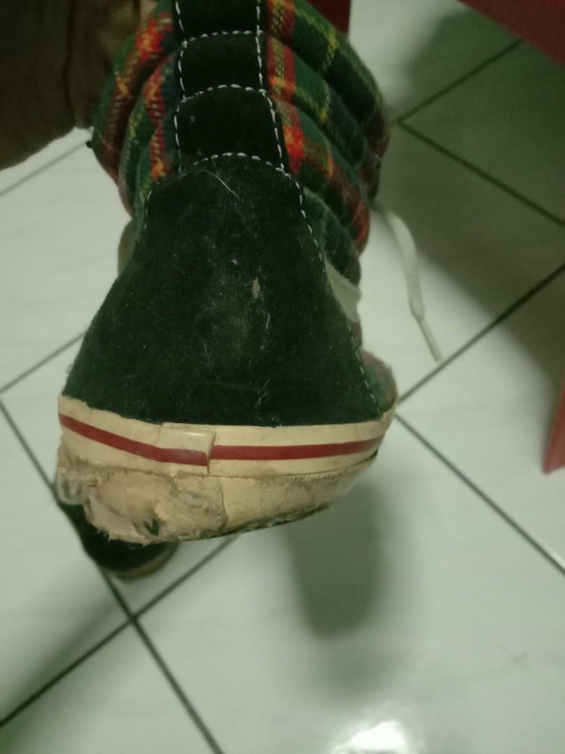 Vintage Vans converse Selvedge jeans, Men's Fashion, Footwear, Sneakers