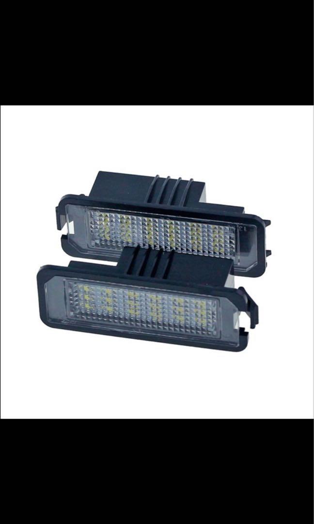 VW Golf Mk6 Mk7 Gti / Audi Error free Number plate led lights , Car