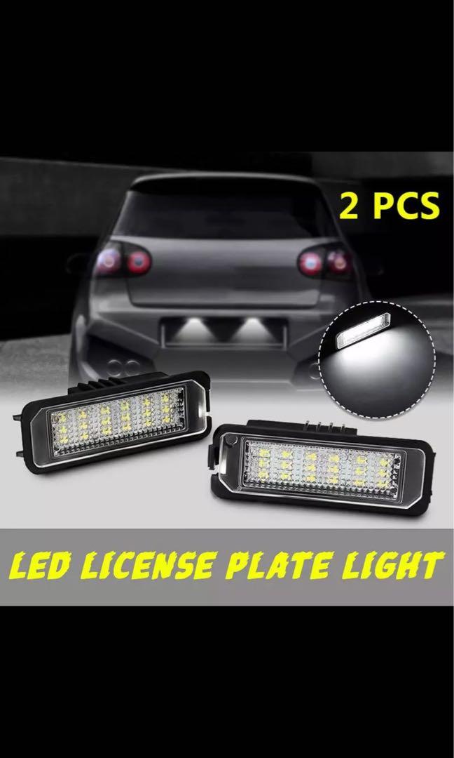 VW Golf Mk6 Mk7 Gti / Audi Error free Number plate led lights , Car