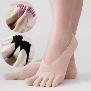 📺Women Cotton Blend Lace Antiskid Invisiblr Low cur Socks Toe ankle socks