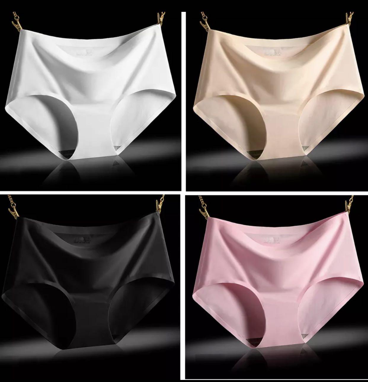 $0.5/pc Women's silk (polyester) girl seamless sexy low waist  panties/underwear