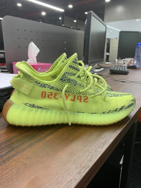 yeezy boost 350 v2 semi frozen yellow retail price