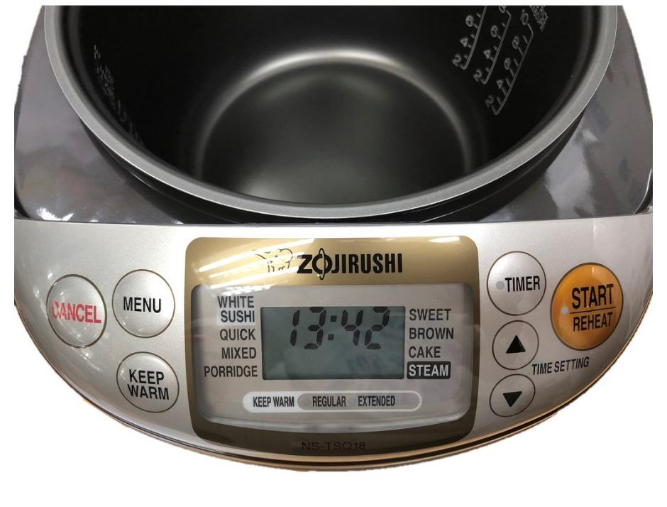 Zojirushi NSTSQ18 Rice Cooker and Warmer, TV & Home Appliances