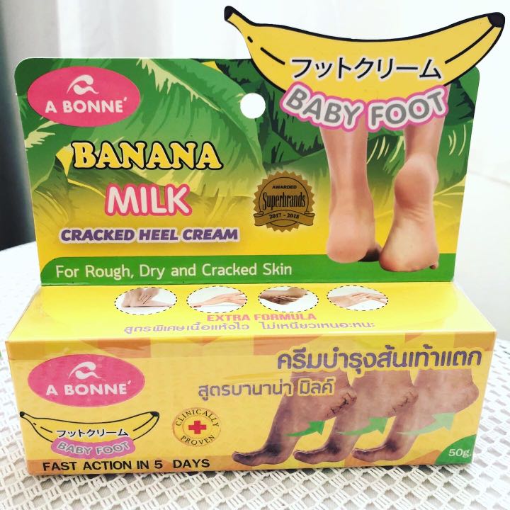 A Bonne Banana Milk Cracked Heel Cream 