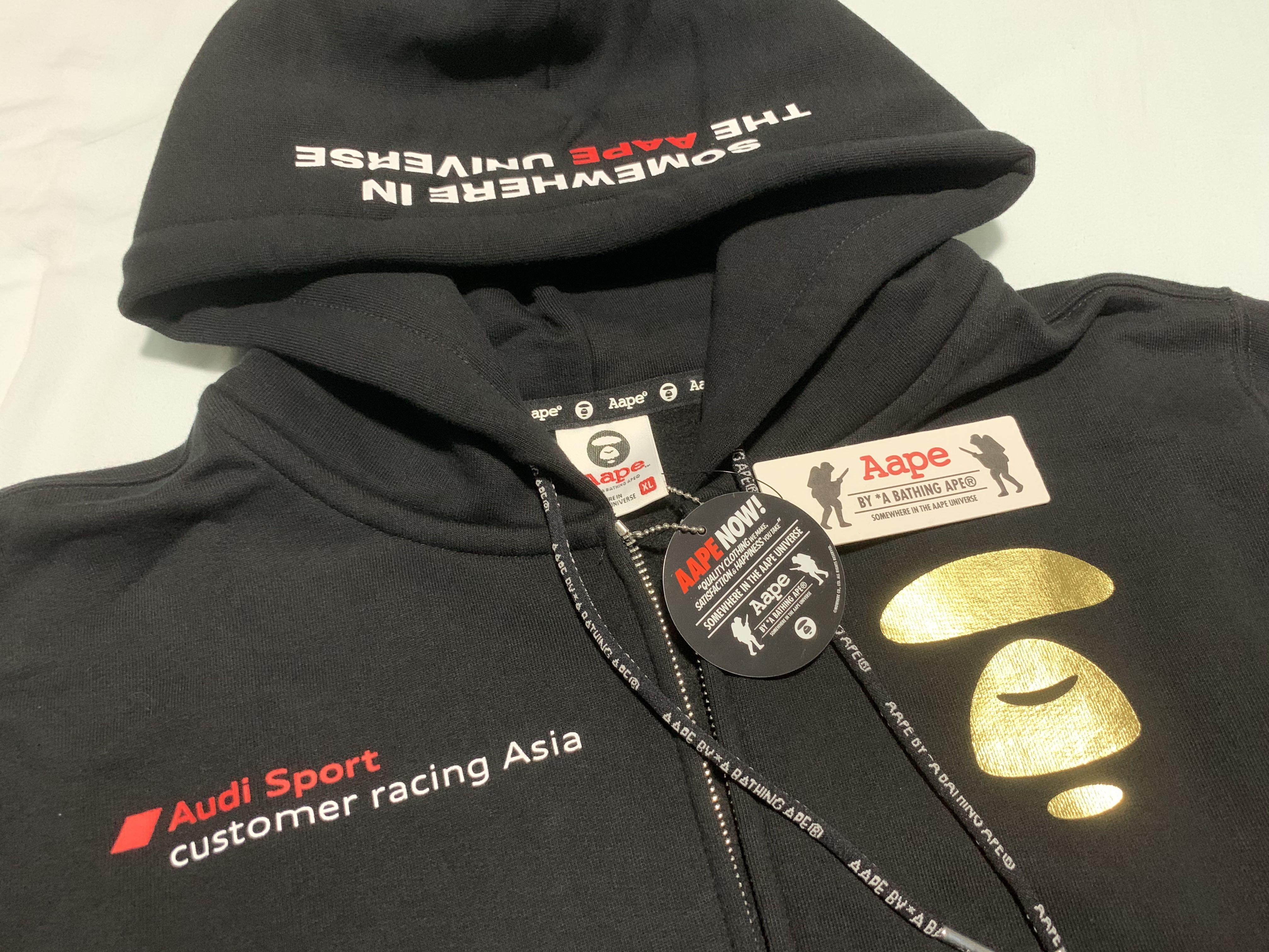 Aape Audi Hoodie Jacket Xl Size Men S Fashion Clothes Others On Carousell