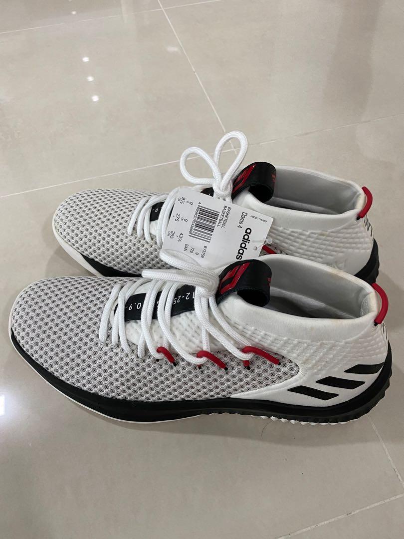 Adidas Dame 4 Rip city Men s Fashion Footwear Sneakers on