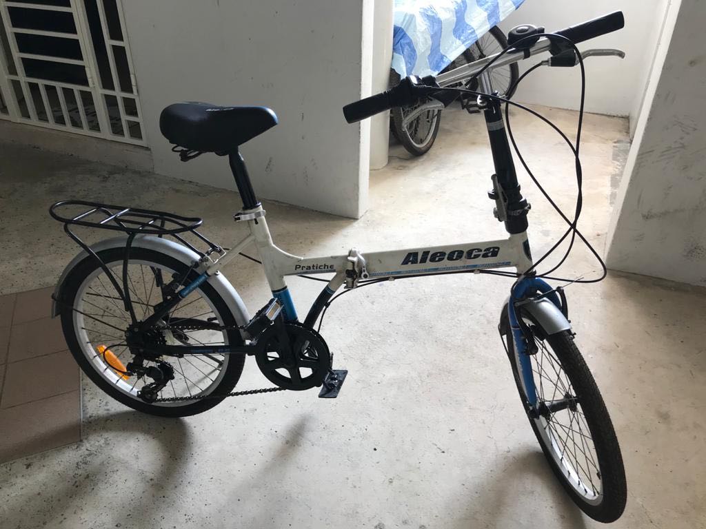 aleoca 16 inch folding bike