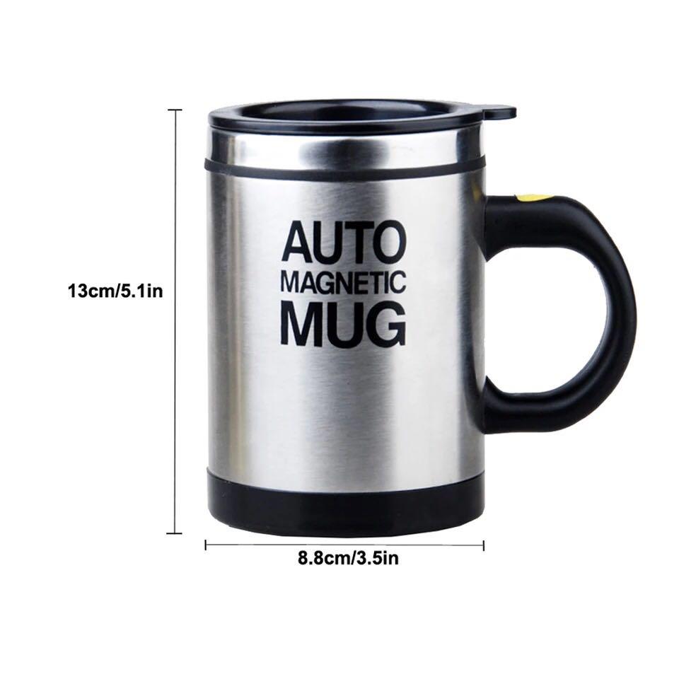 automatic magnetic stirring mug