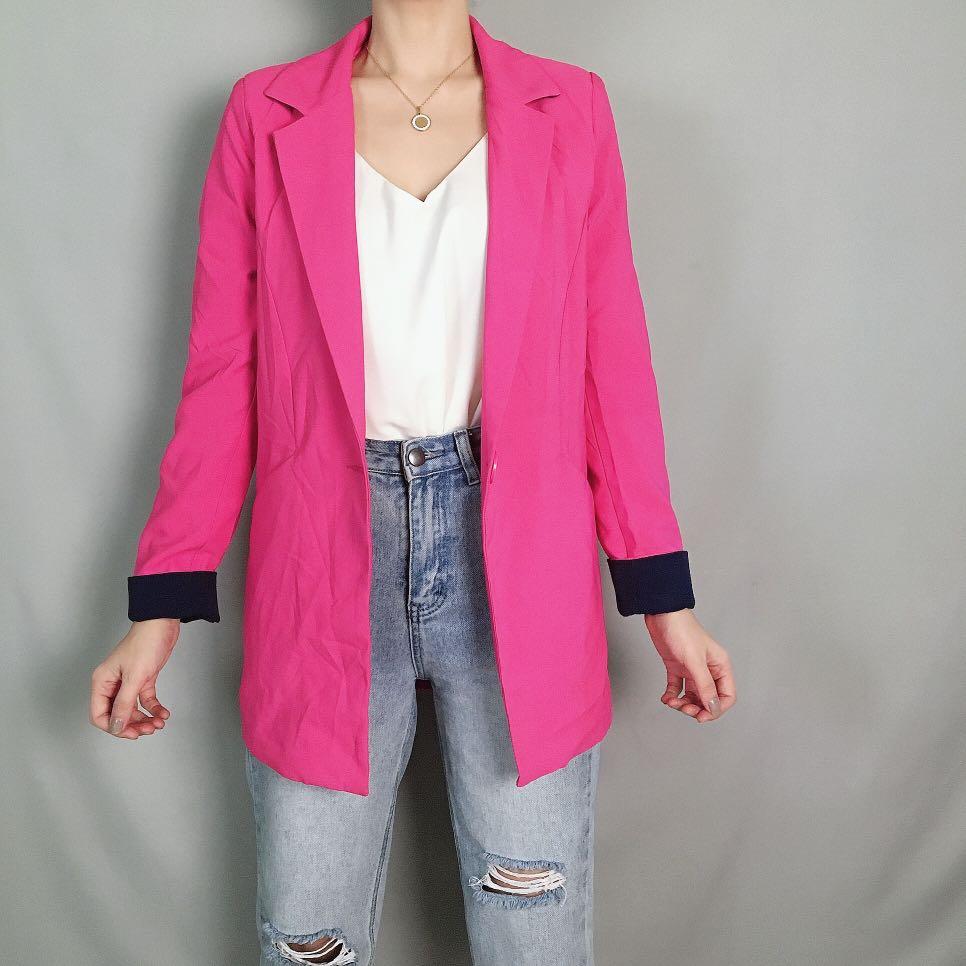 Blazer (X160) (Category: Coats, Jackets and Outerwear) located in Calamba. Submitted by basicnbuttons (Listing ID 1006271776, Image 2). Description: S-M BF blazer With inner lining ♥️Preloved unless stated BRANDNEW ♥️First to pay policy after we send invoice ❌we cannot provide sizes in inches except on what is given. How to order: ▪️Make offer(✨Auto Pass for low baller ) ▪️Send us your deets Name: Cp # Complete add MOP: BPI/BDO/ GCASH only ▪️Cour