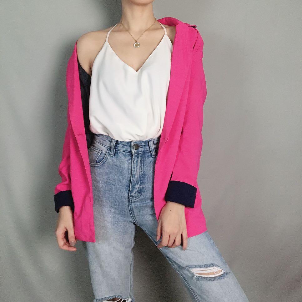 Blazer (X160) (Category: Coats, Jackets and Outerwear) located in Calamba. Submitted by basicnbuttons (Listing ID 1006271776, Image 1). Description: S-M BF blazer With inner lining ♥️Preloved unless stated BRANDNEW ♥️First to pay policy after we send invoice ❌we cannot provide sizes in inches except on what is given. How to order: ▪️Make offer(✨Auto Pass for low baller ) ▪️Send us your deets Name: Cp # Complete add MOP: BPI/BDO/ GCASH only ▪️Cour