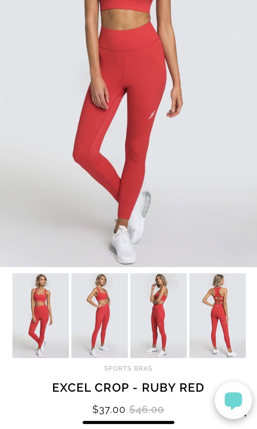 NVGTN Ruby Red Joggers, S, Women's Fashion, Activewear on Carousell
