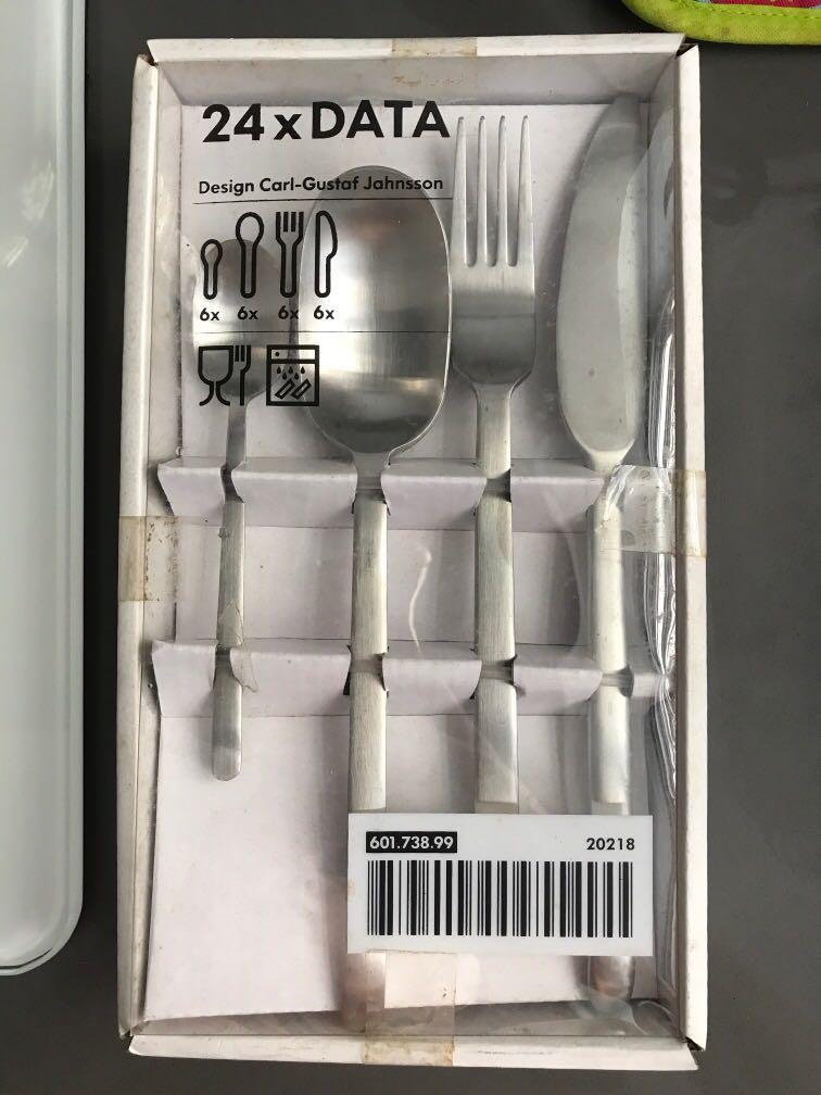 BNIB IKEA CUTLERY SET, Furniture & Home Living, Kitchenware & Tableware, Dinnerware & Cutlery on